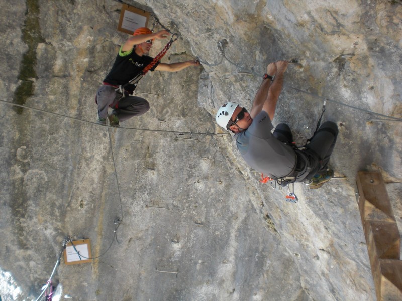 110 Via ferrata de la Grotte de Cristal Bellevaux