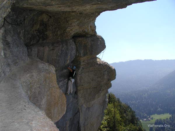 Via Ferrata Tichodrome, Noiraigue 