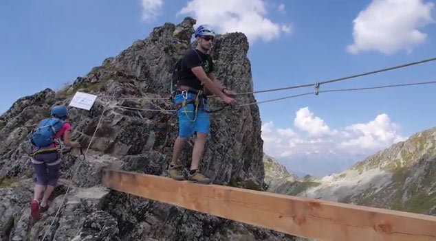 Via Ferrata la Falaise des Bourtes, La Plagne